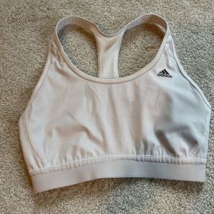 Adidas GU5252 Women's White Training Entrenamiento Workout Bra size S
